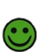 Grøn smiley
